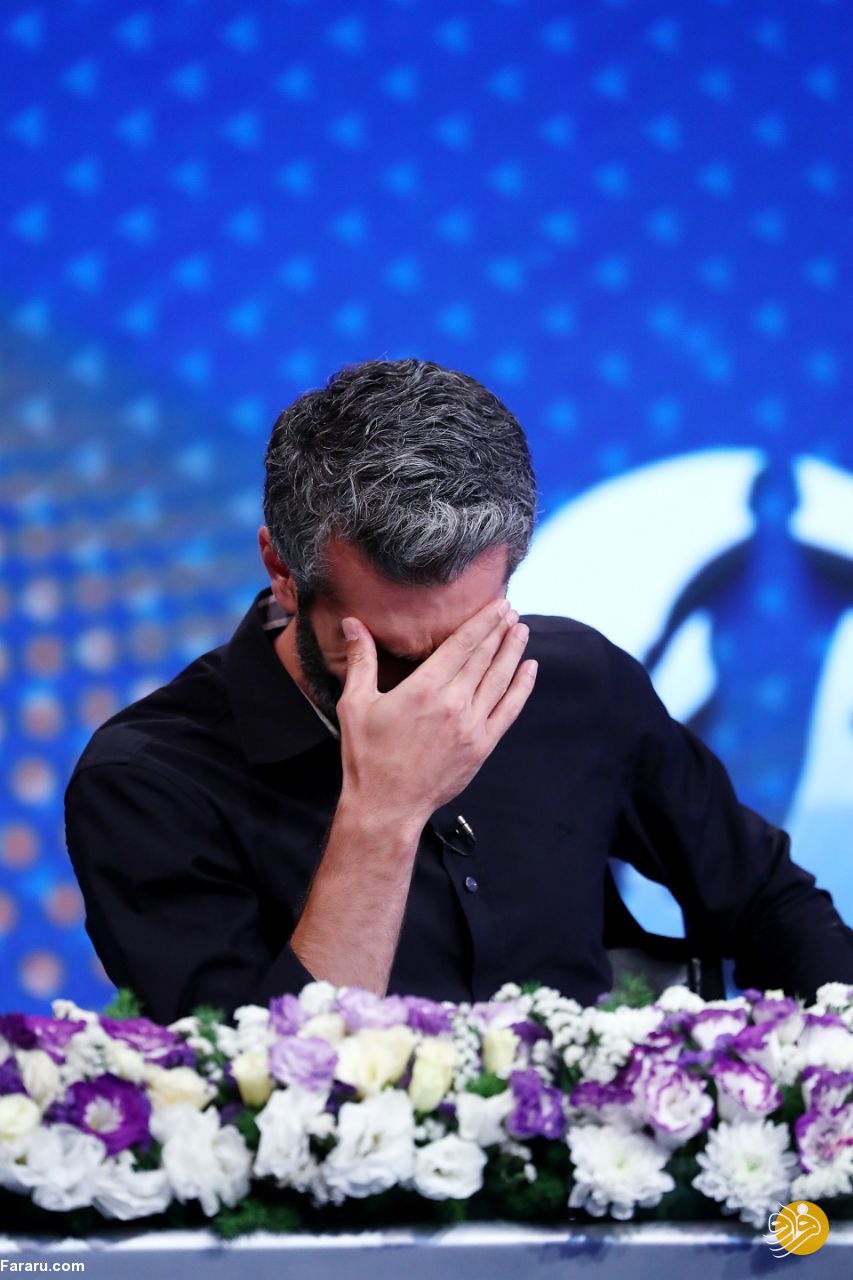 (فیلم) اشک مجتبی الجباری بر فریا غفوری در تلویزیون