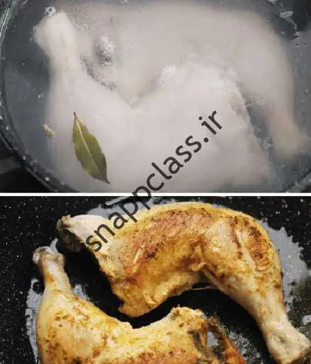 طرز تهیه زرشک پلو با مرغ با سس پرتقال