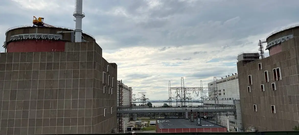 نیروگاه هسته ای Zaporizhzhya در اوکراین.