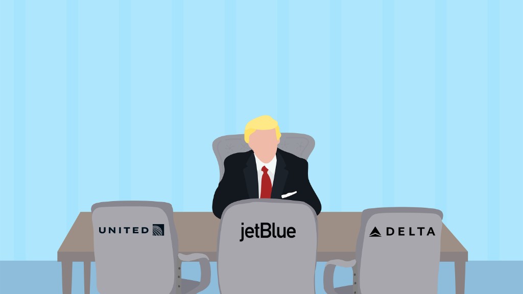دیدار ترامپ با مدیران خطوط هوایی